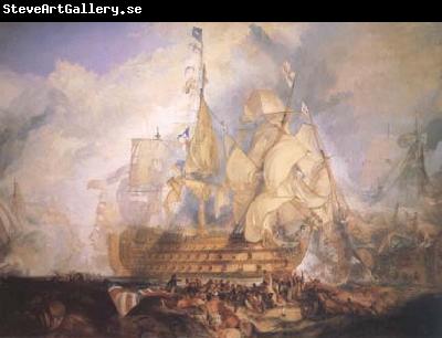 Joseph Mallord William Turner The Battle of Trafalgar (mk25)